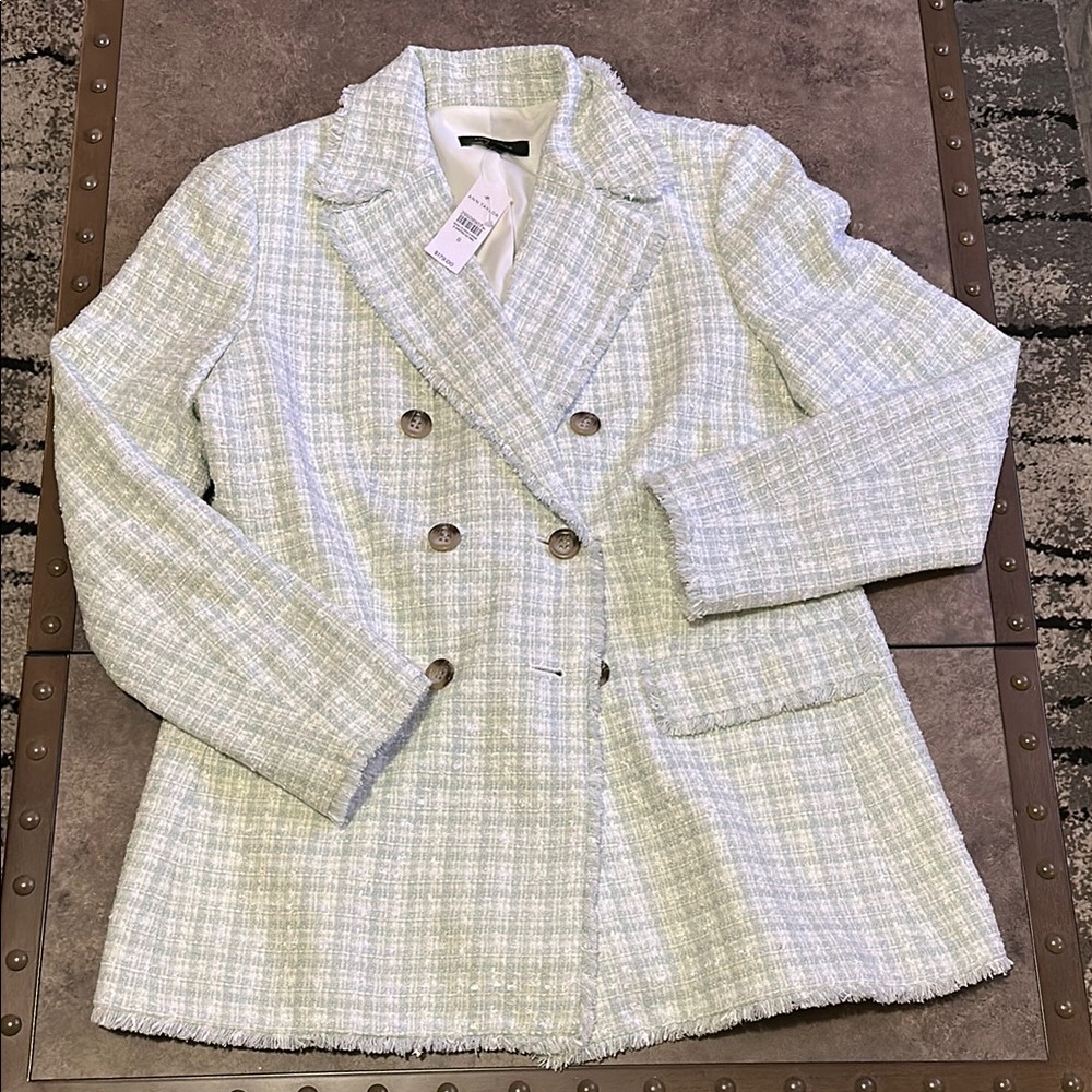 Women's Tweed Double-Breasted Jacket